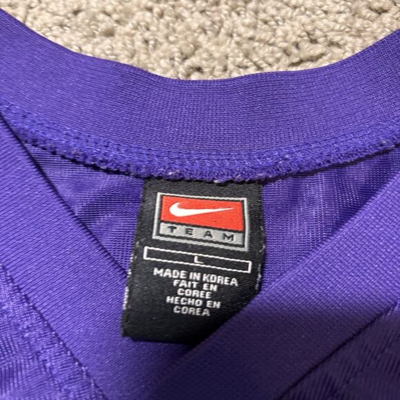 Vintage Nike Team LSU Tigers Purple NCAA College Football Jersey Youth Large - Picture 4 of 7